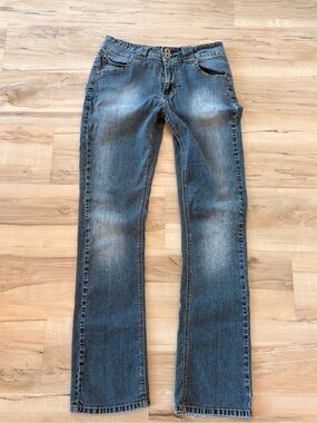 Y2K Low Rise Bootcut Angels - measurements in photos